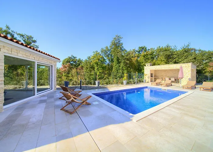 Villa With Pool Near, Sandy Beach, Quiet Area Traveler Tourist Agency Krk - Id 2215 *