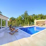 Villa With Pool Near, Sandy Beach, Quiet Area Traveler Tourist Agency Krk - Id 2215 *